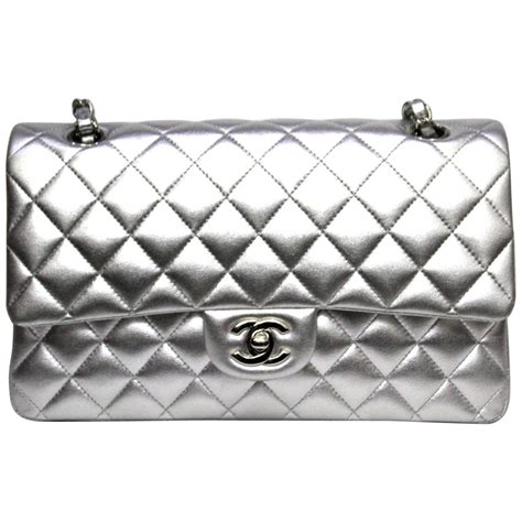 CHANEL Silver Bags & Handbags for Women for sale .